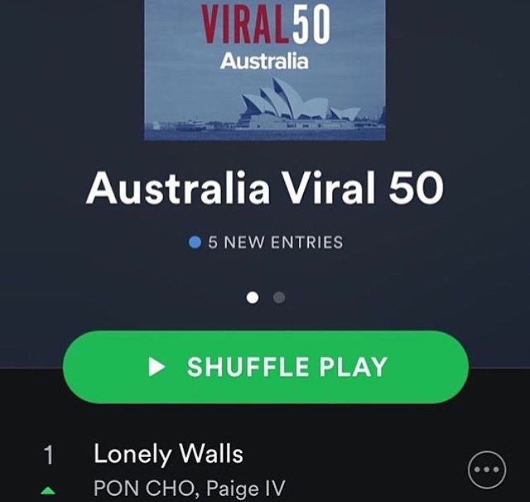 WTF, #1 on <a href="/SpotifyAU/">Spotify Australia</a> Viral 50?! 🙀 Thanks for listening legends, that's mad.

If ya haven't: open.spotify.com/track/7gvTrJoP…
