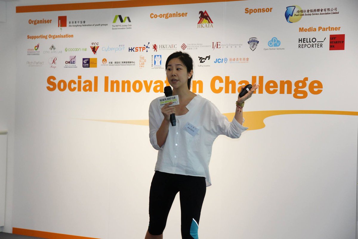 GoGenieApp's tweet photo. Thank you for The HKFYG Jockey Club Social Innovation Centre to provide us opportunity to introduce Genie's idea!! https://t.co/aAEmqeRjFL