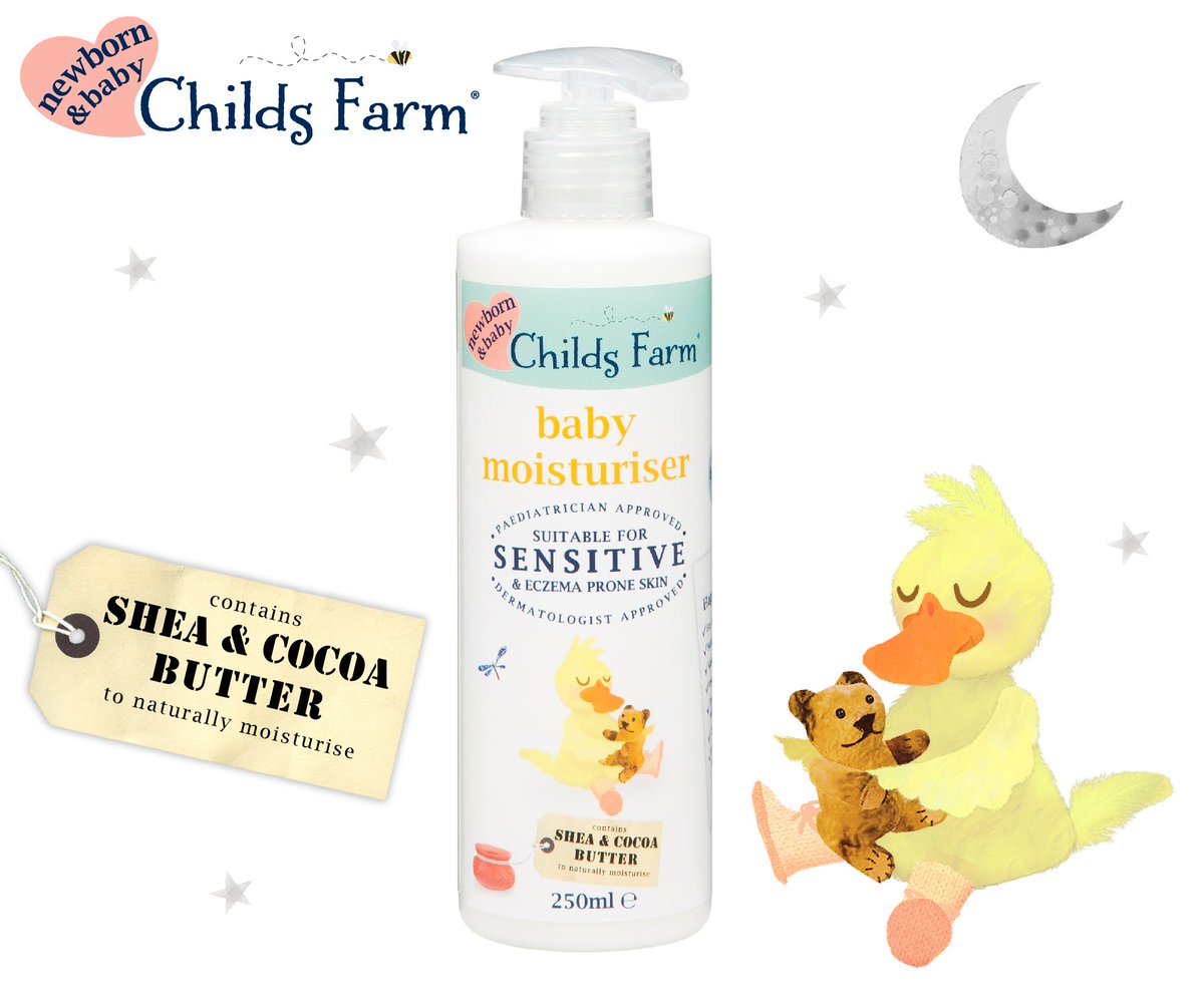 childs farm baby moisturiser shea & cocoa butter 250ml