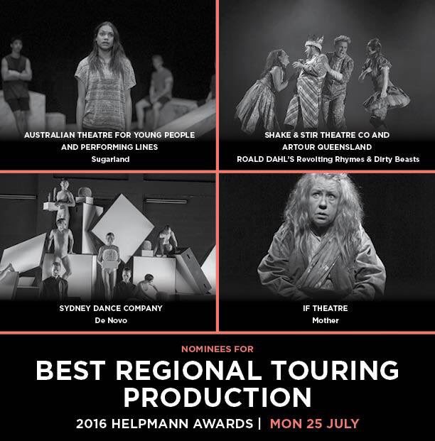 MotherthePlay's tweet photo. 2/2 and Best Regional Touring Production congrats to all the @HelpmannAwards nominees thanks to @RegionalArtsVic https://t.co/Bpsqm79DED