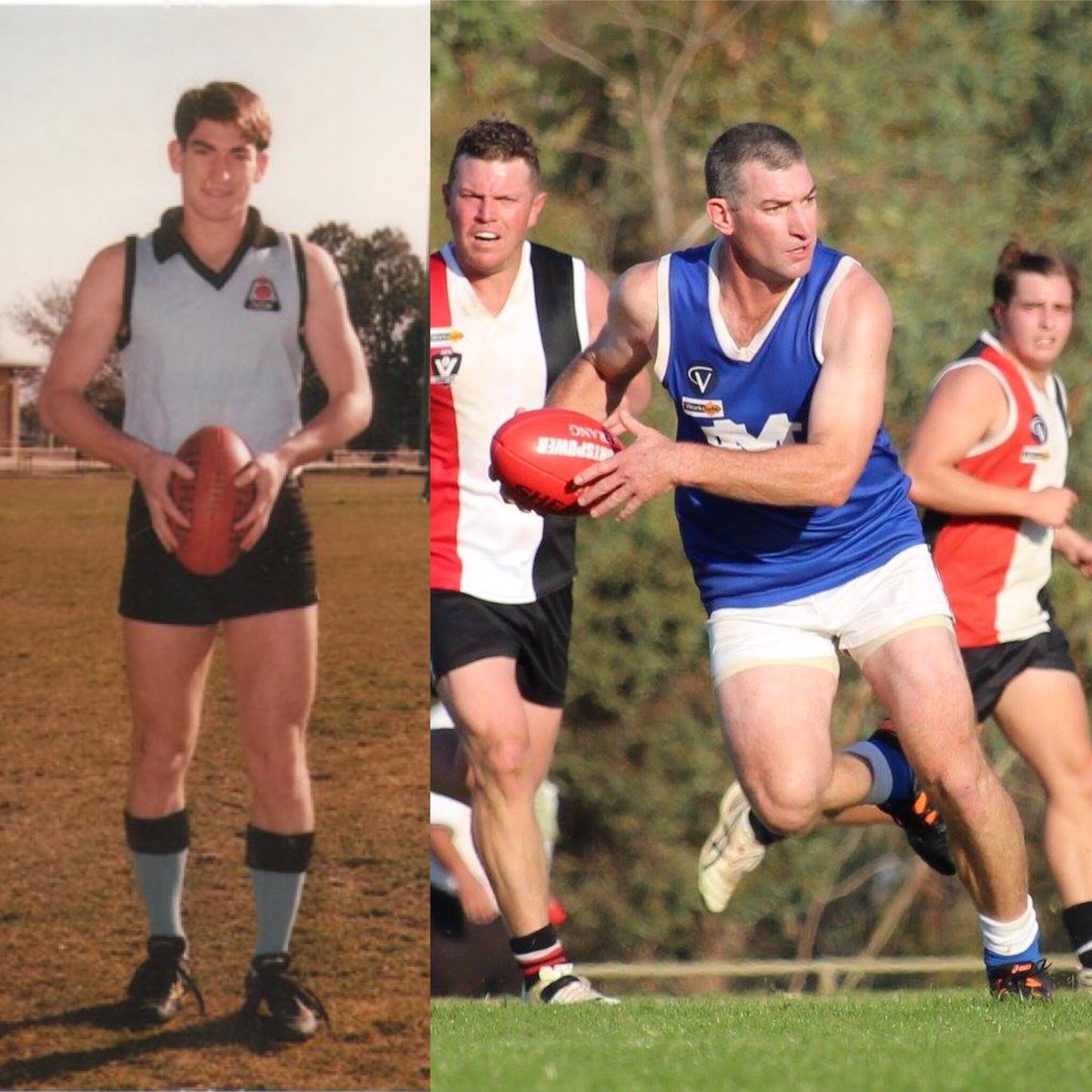 NatsHenry's tweet photo. Top effort Simon Morton who plays his 400th this weekend at Murrabit. @aflvic @SunFootyShow @WT_Footy @AFLFootyShow https://t.co/VNce2Vq7PH