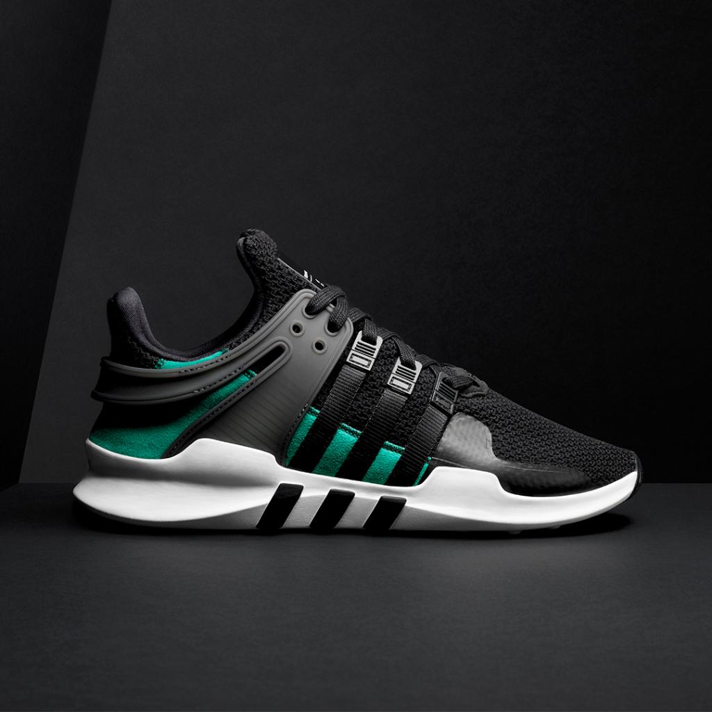 adidas eqt support green black