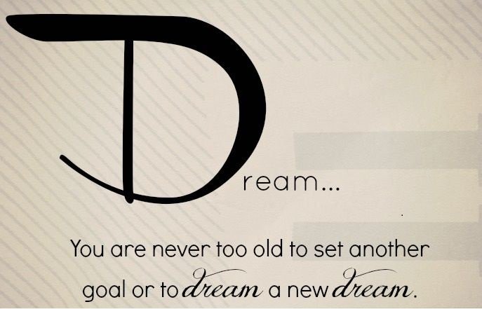 software_for's tweet image. You are never too #old to set another #goal or to dream a new #dream.