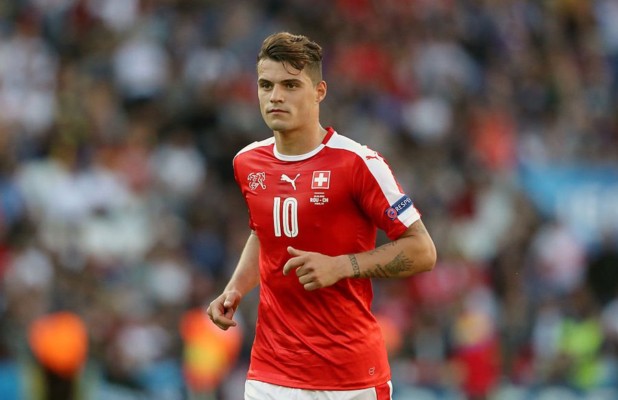 Granit Xhaka N Golo Kante Stand Out Among Top Five Players In Euro 16 Group A Just Football