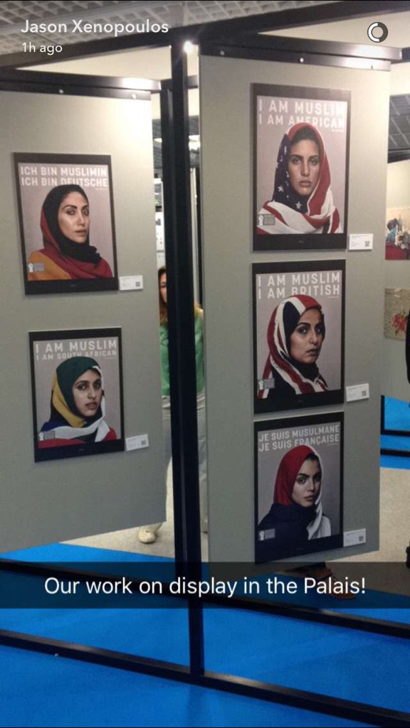 #IAmMuslim on display at #CannesLions - Courtesy of <a href="/JasonXenopoulos/">Jason Xenopoulos</a> on Snapchat