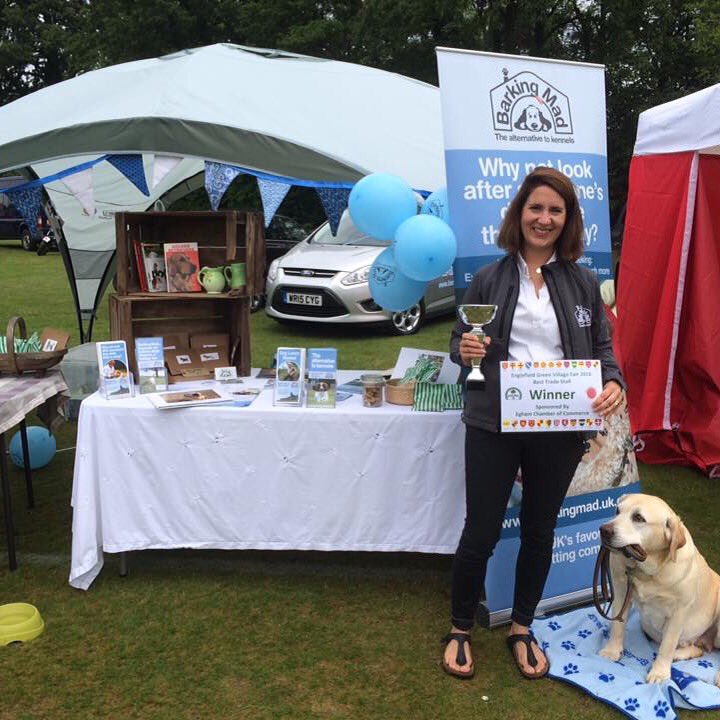 BarkingMadMiddx's tweet photo. We  won top prize 4 most commercial stall on Saturday @ Englefield Green Fete @BarkingMadHQ #LoveDogs #HappyMonday https://t.co/e8ARssVtKn
