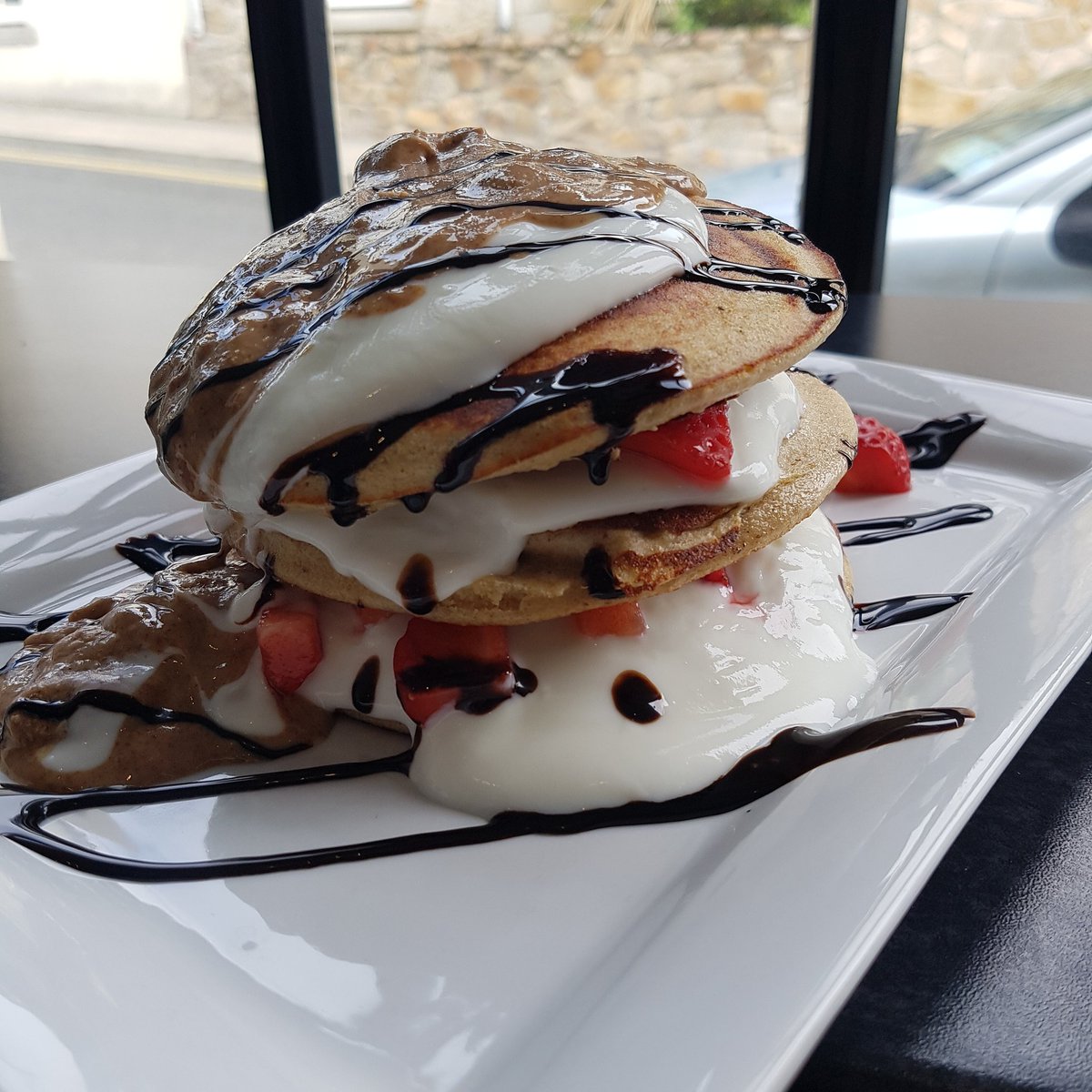 THowth's tweet photo. #hunreal xoxoxo #bestcoffeeinhowth #proteinpancakes #bestcoffeeindublin https://t.co/AnnZ7mymVY