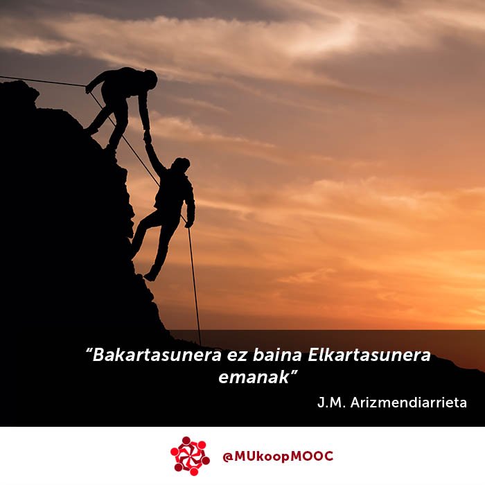 MUkoopMOOC's tweet photo. Kontutan izan beharreko gogoeta. #arizmendiarrieta #jma100 https://t.co/Nm5sHc4msw