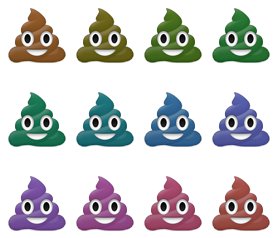 kizmarh's tweet image. A use case for CSS filters: re-coloring the emoji — codepen.io/kizu/pen/PzGadO