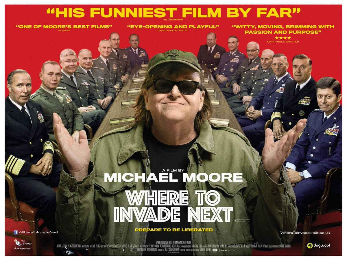 Celebrate 4th July with us at our screening of Moore's new doc <a href="/WhereToInvade/">WhereToInvade</a> Tickets: hullfilmfestival.co.uk
