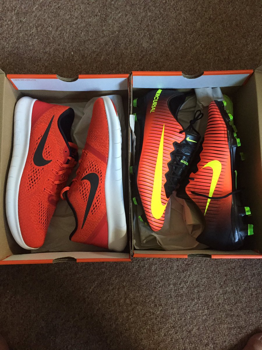 Best way to kick start preseason with pair of new boots and trainers👌 <a href="/JustinRafi/">Justin Rafi</a> @NikeUK