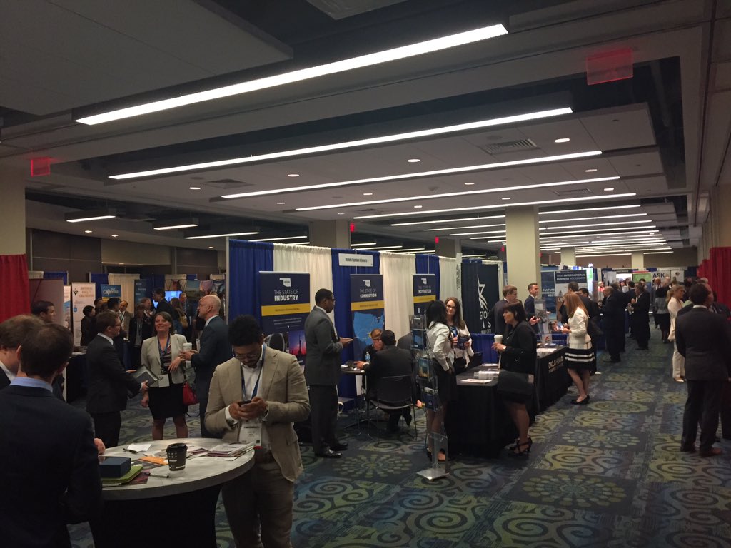 SelectUSA's tweet photo. Don't forget to stop by the #SelectUSASummit Exhibition Hall! https://t.co/1qMKToEZkC