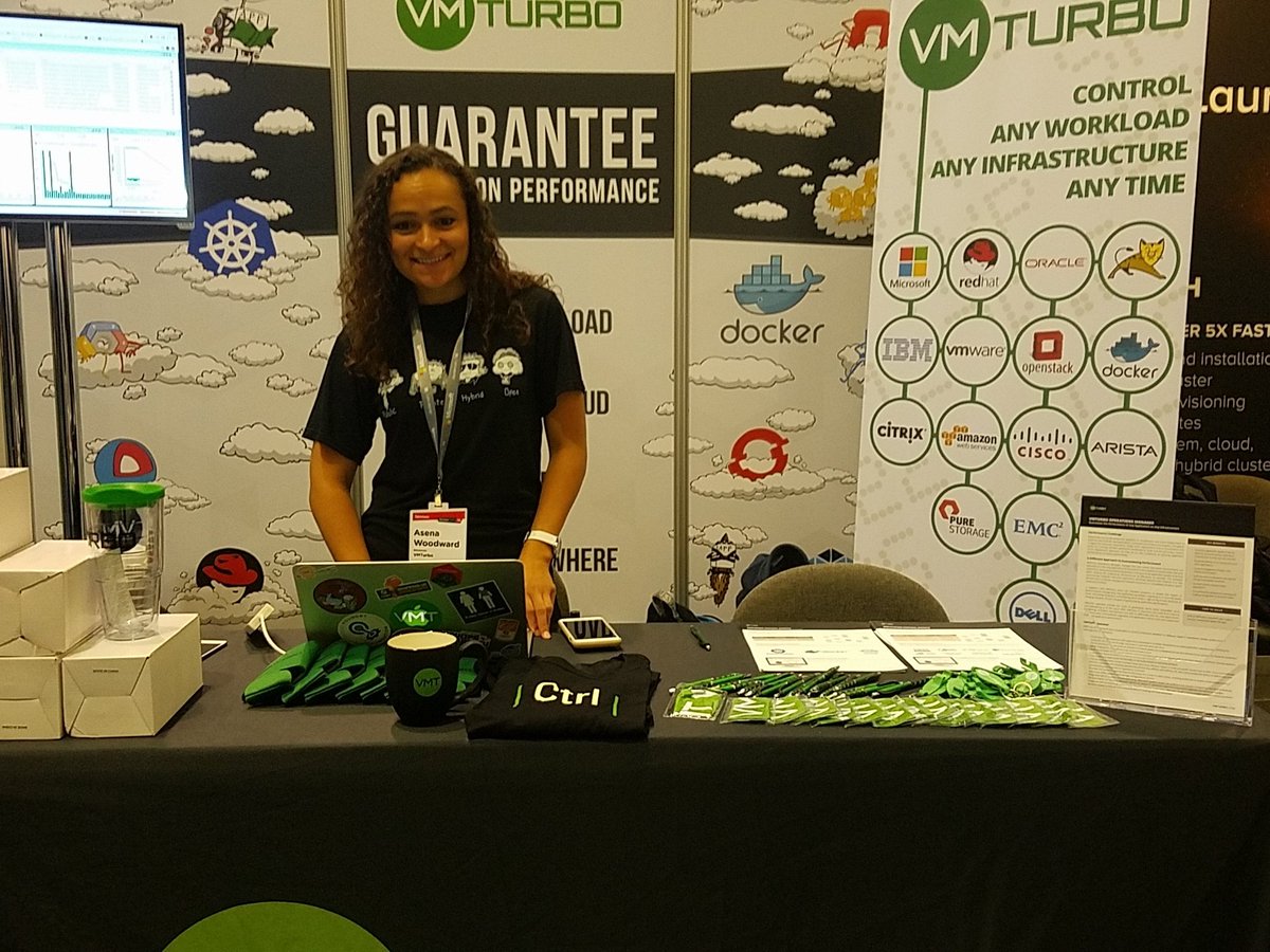 Turbonomic's tweet photo. Stop by and meet the our team, docked at booth S23 #DockerCon https://t.co/8L03e8Q9fW