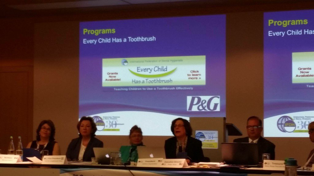 IrishDentHyg's tweet photo. #ISDH16 Board discussing Every Child Has A Toothbrush Project https://t.co/L2L87pjjb4
