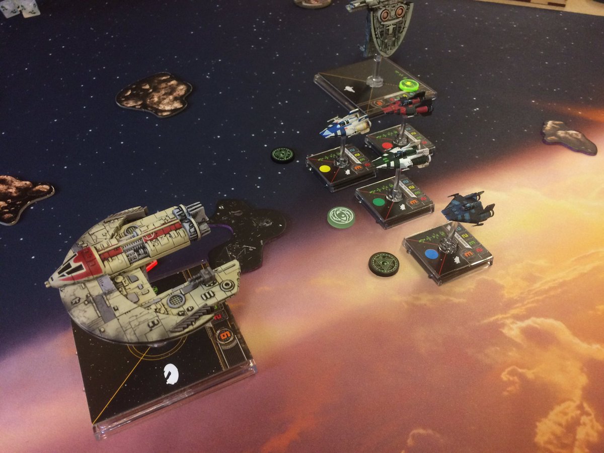 1066Wargaming's tweet photo. So Saturday saw XW-1066.  22 players, palp aces, Deci palp Vader &amp; a crack/ace swarm filling the top 3 slots!@FFGOP https://t.co/jNc3nVhcTN