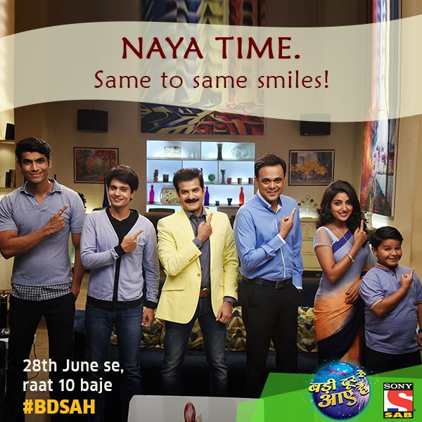 sabtv's tweet photo. Ab naye samay pe machayenge humare Aliens dhamaal! 28th June se raat 10 baje. #BDSAH https://t.co/xnJ6qiLktN