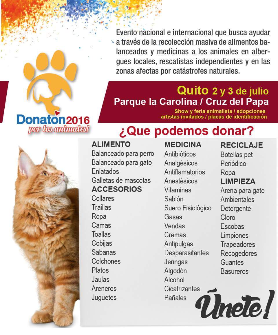 Esperamos tus donaciones este sábado 2 y domingo 3 de Julio #Ecuadorseuneporellos #Ellosnosnecsitan #Meunoaladonaton