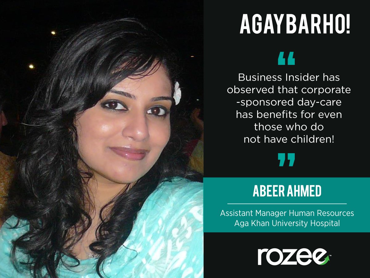 AgayBarho's tweet photo. Abeer Ahmed speaks about childcare in a working environment: https://t.co/1cimPgfnJ1
#AGAYBARHO! with #ROZEE https://t.co/erbJZiLuWT