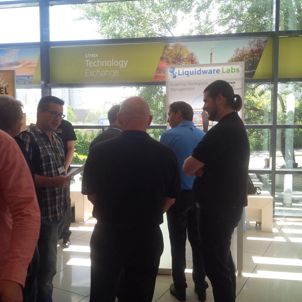 Liquidware's tweet photo. Great stand traffic 4 Liquidware Labs @ Berlin #CitrixTechnologyExchange today & tomorrow #CitrixReady Citrix https://t.co/bF0lAcYPJy