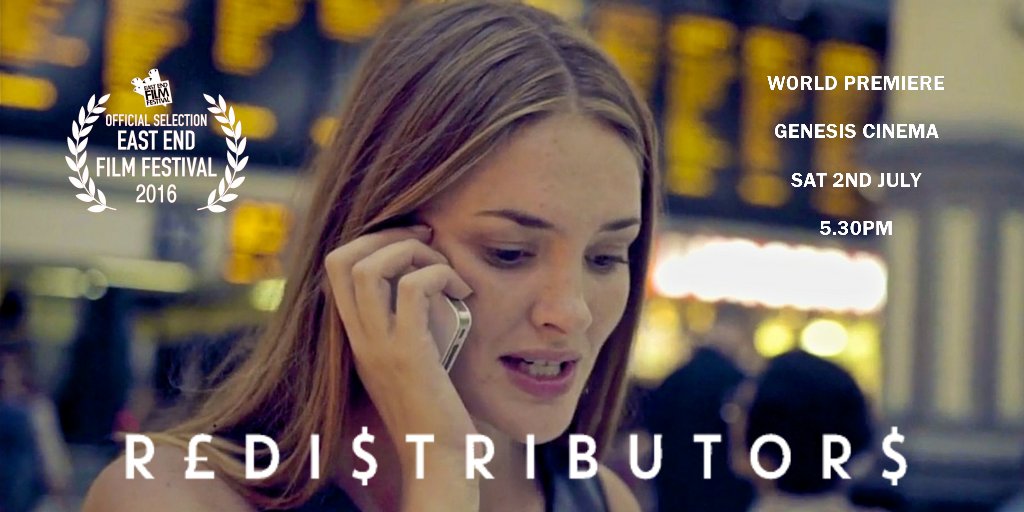 Redistributors's tweet photo. Congrats to @EastEndFilmFest opening today. Plenty to see, including #Redistributors @GenesisCinema #EEFF2016 https://t.co/zxepbbhDZd