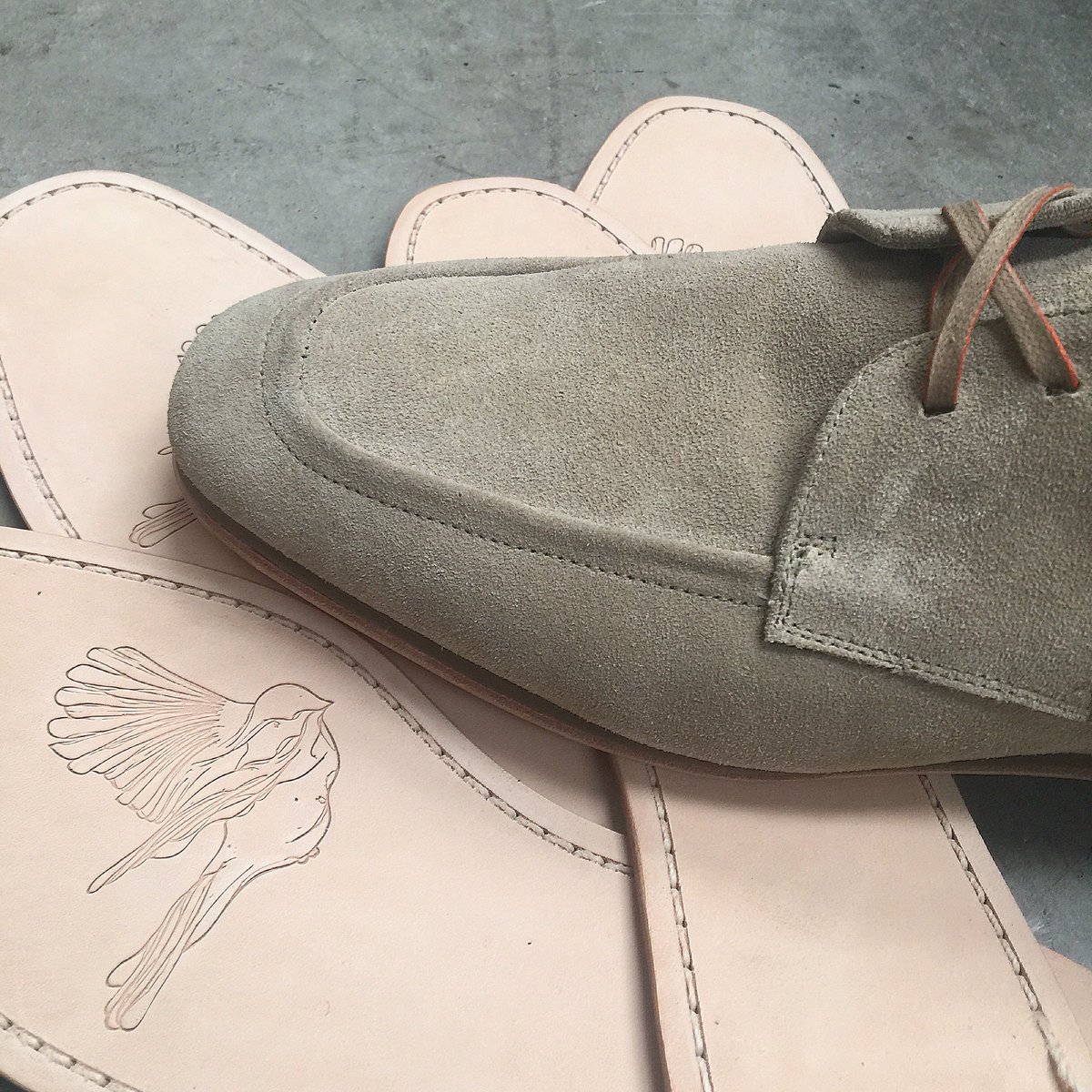 SwiftCoShoes's tweet photo. Samples of the new leather sole range are coming along nicely at Swift HQ https://t.co/KAL3Uy2imJ