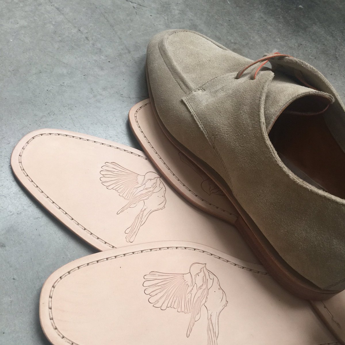 SwiftCoShoes's tweet photo. Samples of the new leather sole range are coming along nicely at Swift HQ https://t.co/KAL3Uy2imJ