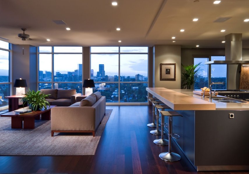 luxemagazine's tweet photo. This open floor plan home with panoramic views features a kitchen completed by @KitchenDist: https://t.co/w6HWurL3Qr https://t.co/gd8GBRlXXO