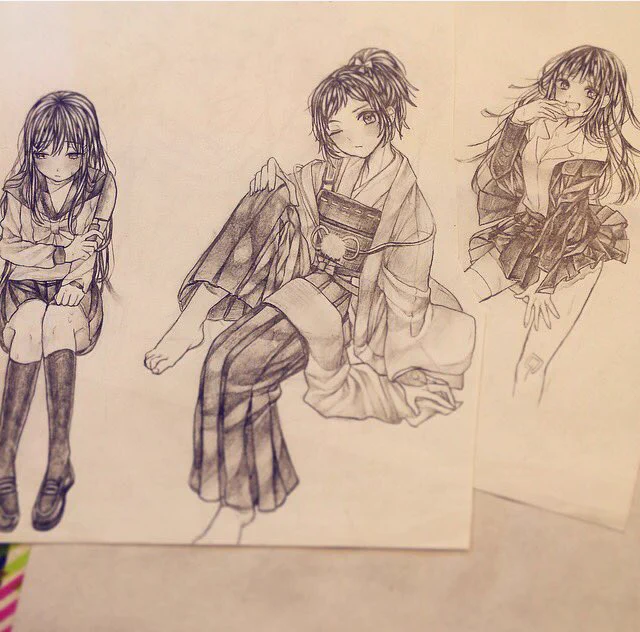最近のシャープペン落書きのせていなかったのでまとめてのっけます〜!おもに罪木蜜柑ちゃんちらほら花子くんや羽風や、真昼ちゃん、舞園ちゃん、安定くんいます 