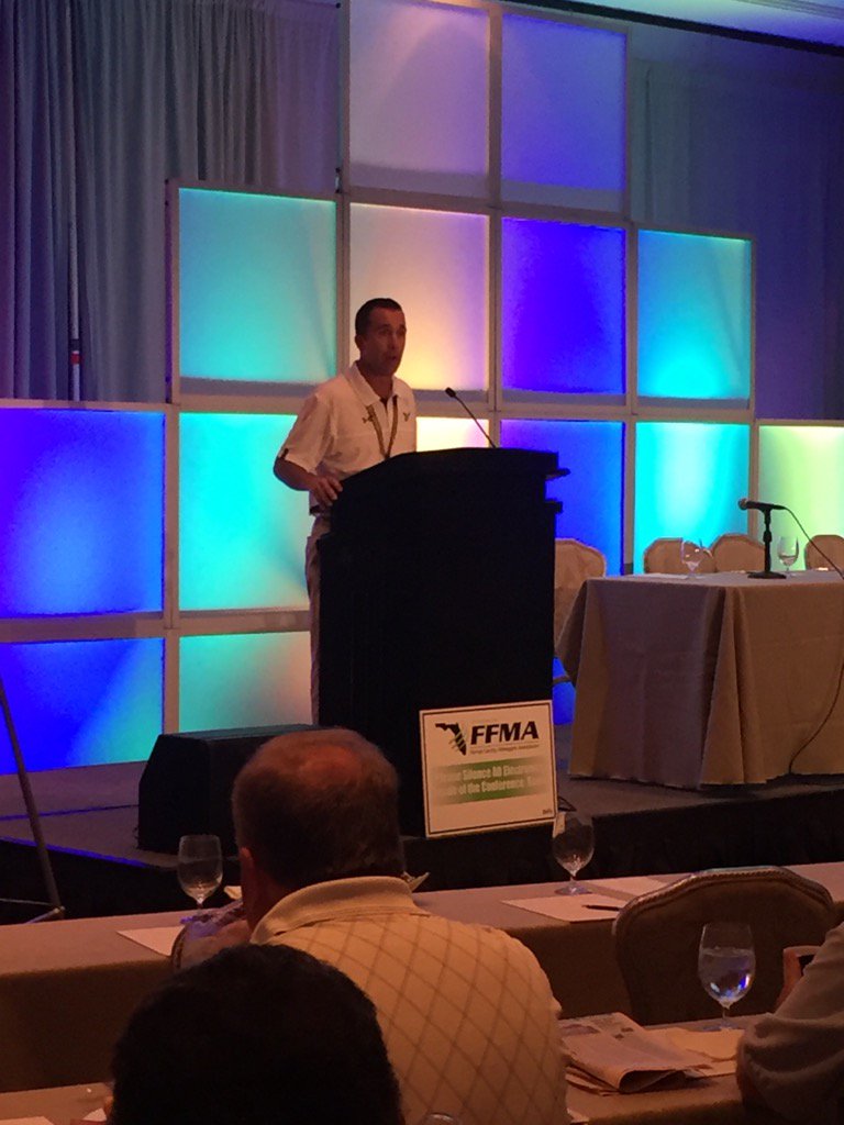 FVMAonline's tweet photo. Welcome remarks from FFMA President @Glaser_USF #FFMA2016 https://t.co/m7YWVHSnus