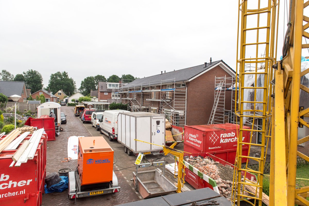 EZB Mijande woningen in de Vondelstraat (Vriezenveen) naar energielabel B brengen (samenwerking EZB/Raab/ Witzand)