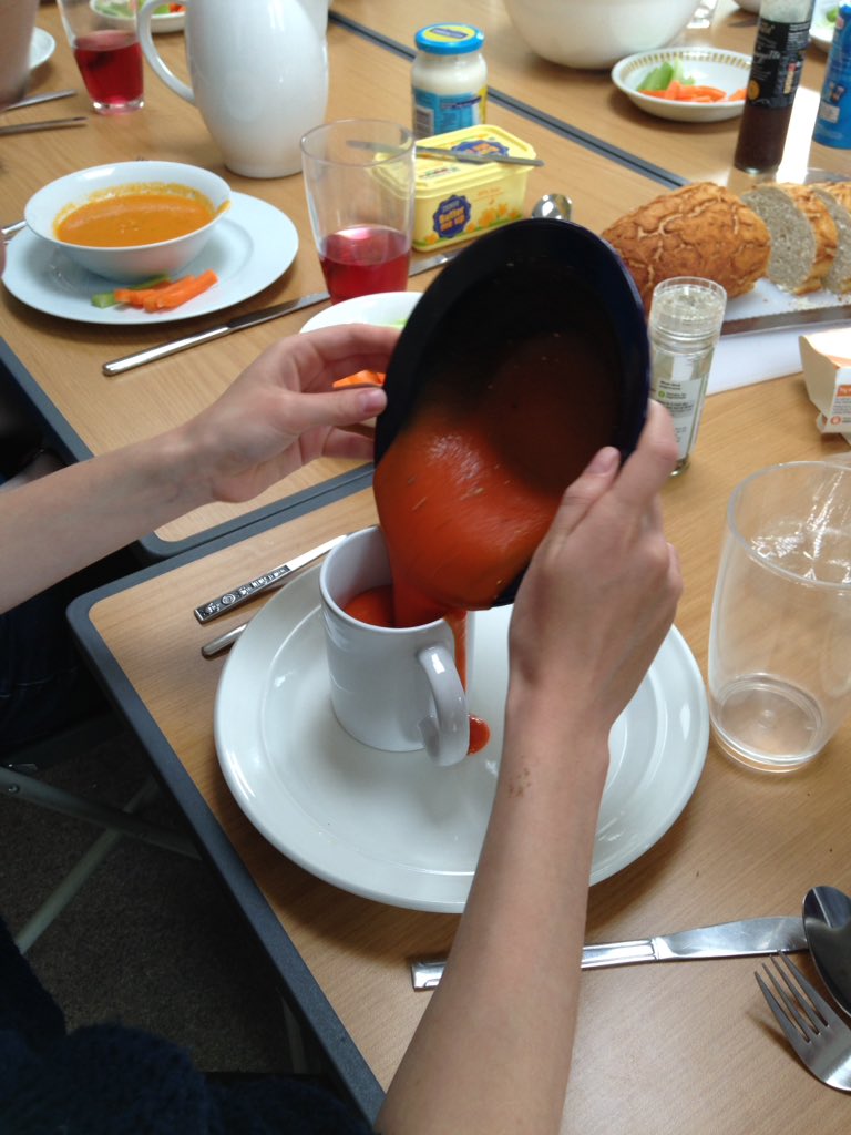 StudentsAtEbbes's tweet photo. The Mugshooter (aka C Weller) strikes at lunch #Mugshot  #fgt2016 https://t.co/c1zWnYjwh6