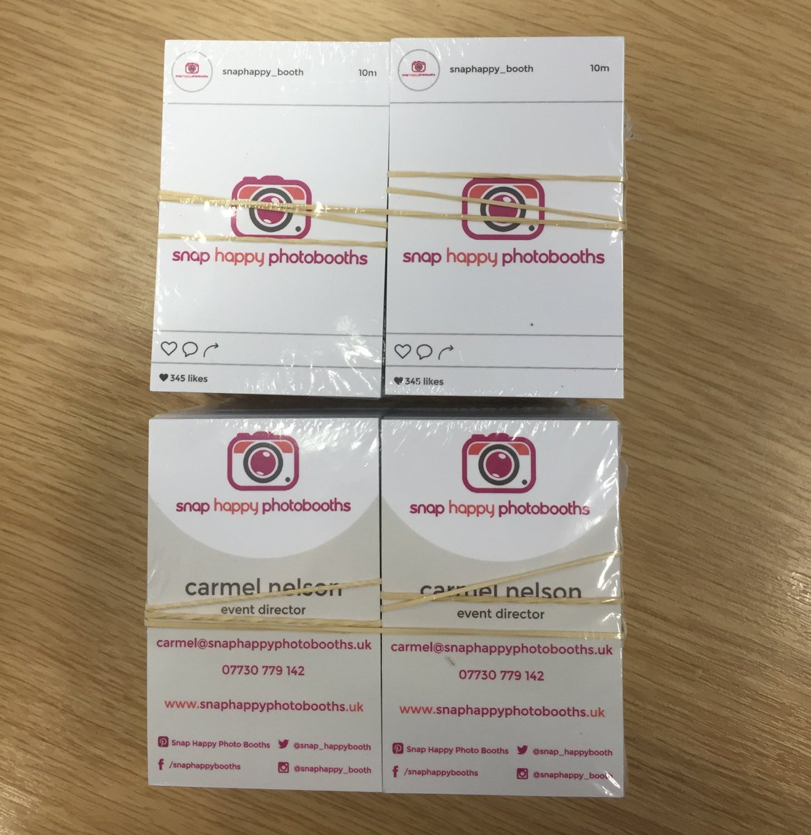 buffaloprint's tweet photo. Business cards have arrived for @Snap_HappyBooth - love them! https://t.co/IOfqPrZUuO