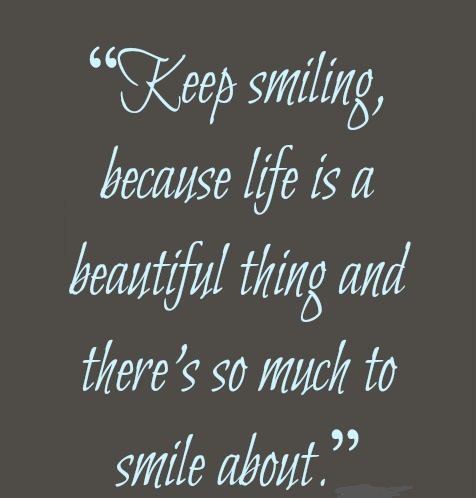 MacSender's tweet image. Keep #smiling, because life is a #beautiful thing and there&apos;s so much to #smile about.