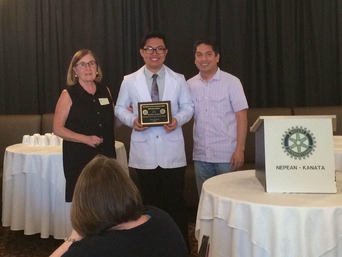Congrats to Grad Alvin Abulencia, winner of the Rotary Club of Nepean-Kanata  Award <a href="/NepeanKanataRC/">Nepean-Kanata Rotary</a> <a href="/OttCatholicSB/">Ottawa Catholic School Board</a>