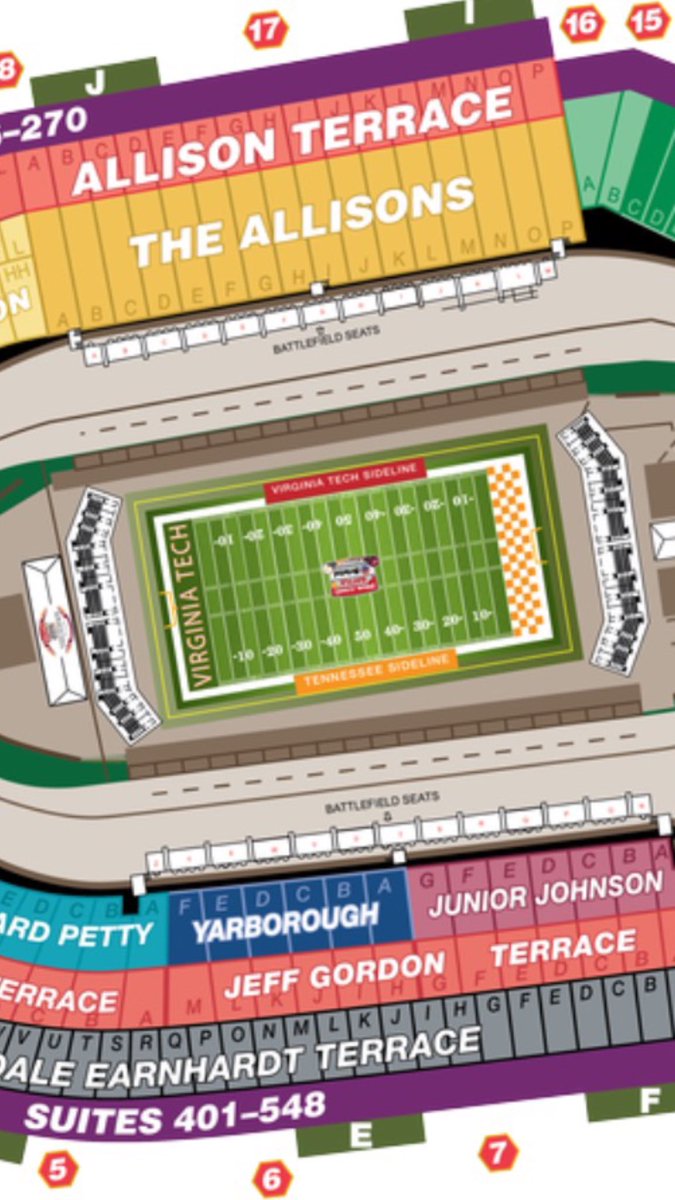 Bristol Track Seating Chart