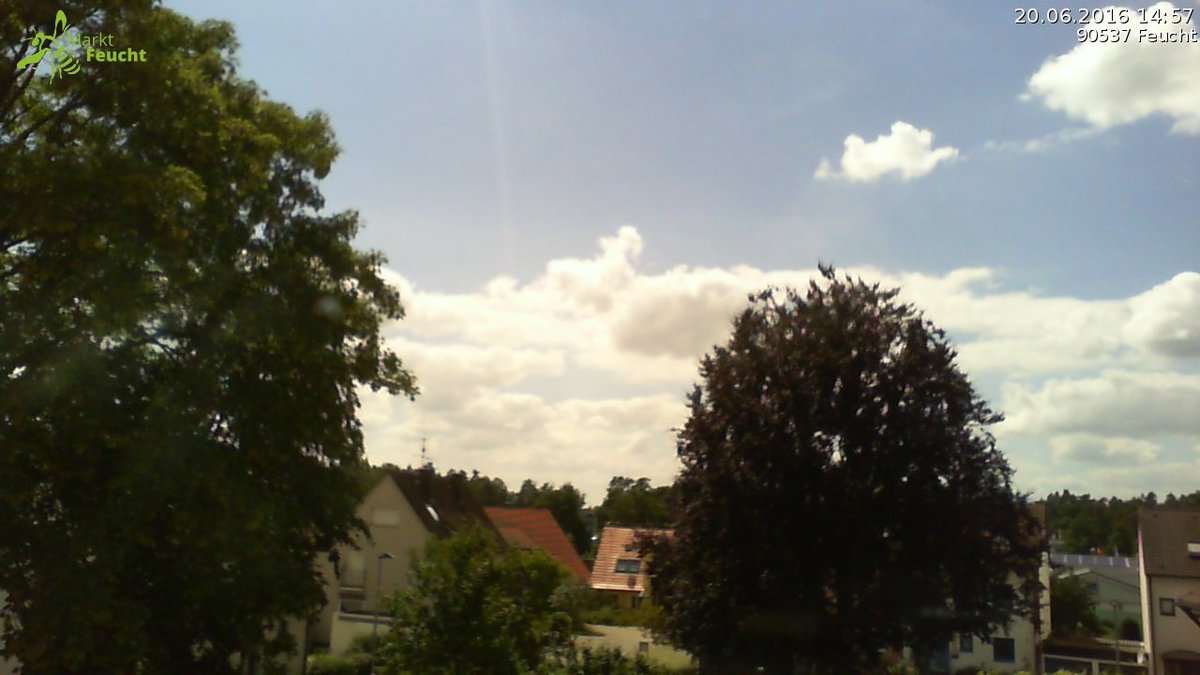WebcamFeucht's tweet photo. Tolles #Wetter heute in #Feucht. Mitte der Woche sollen Werte über 30°C erreicht werden. #UndEsWirdNochHeißer https://t.co/JWQL72myx7