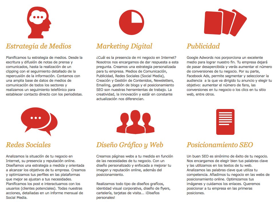 COMADImarketing's tweet photo. Con nosotros tu empresa dejará de pasar desapercibida. Estos son los servicios que te ofrecemos, ¡infórmate! #COMADI https://t.co/Za9u4hwwKC