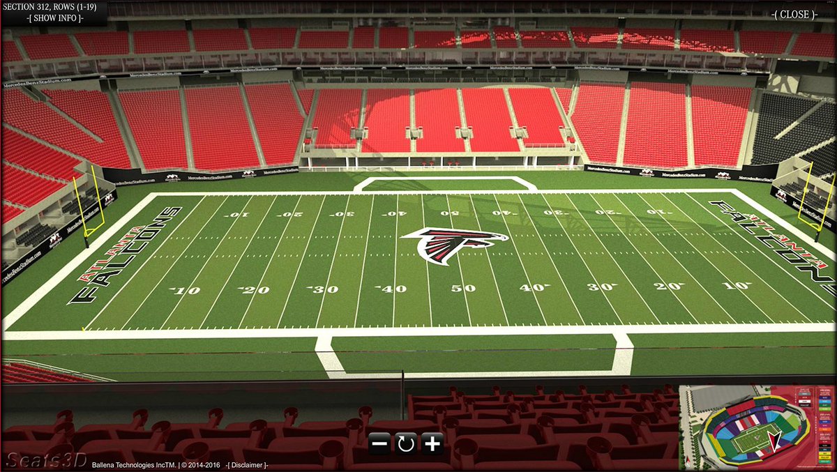 Mercedes Benz Stadium Virtual Seating Chart