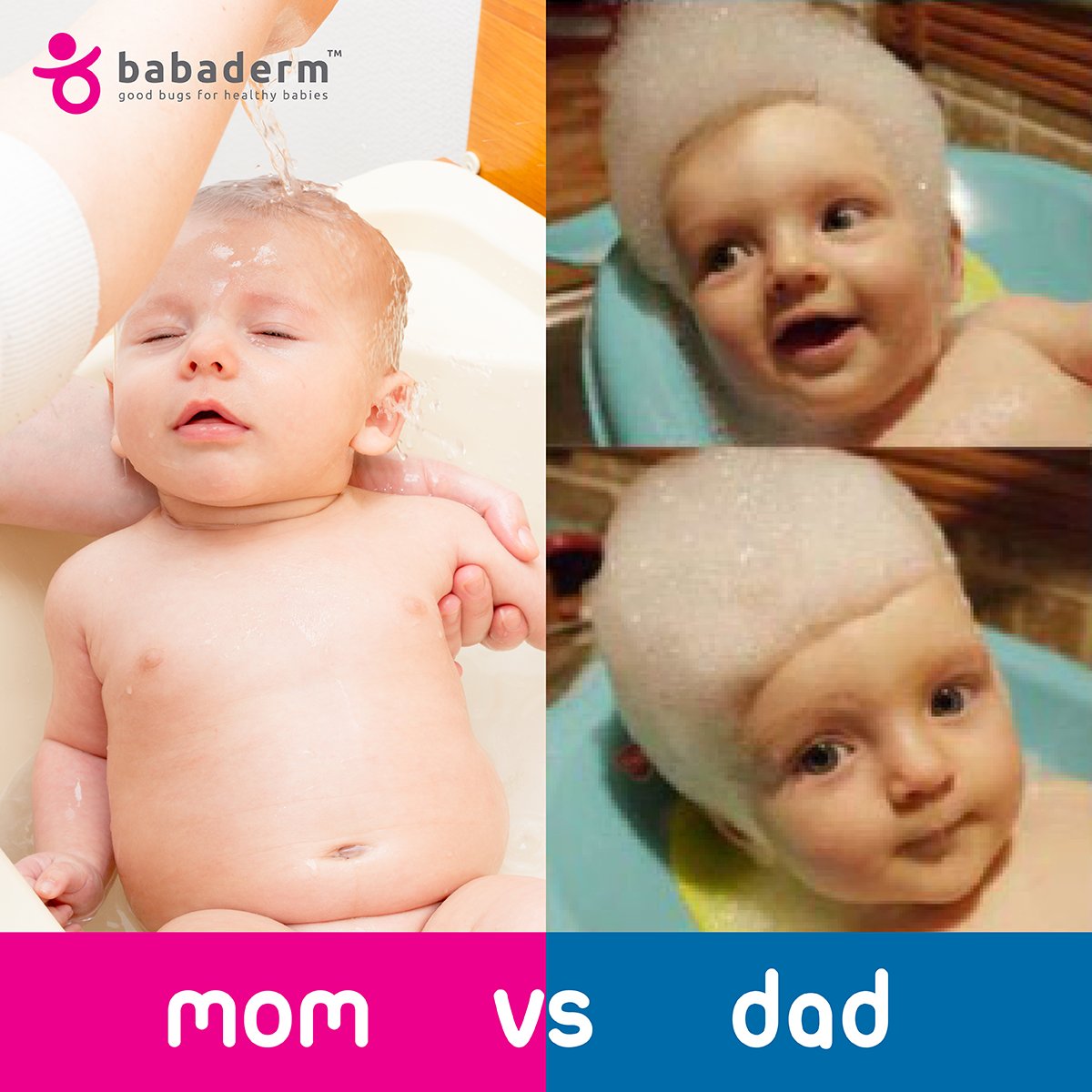 Babaderm's tweet photo. But it's a FOAM BEARD!

#Funny #momvsdad #baby #parenting https://t.co/o5YwI1tpp5