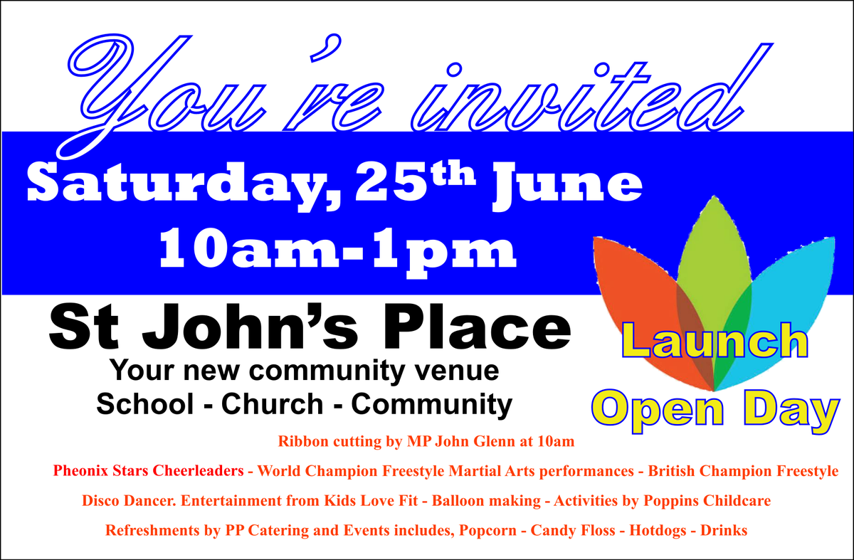 stjohnsplaceCSC's tweet photo. Oh my goodness!! Only 5 days until SJP's Grand Opening. Come along and join in the Fun and entertainment!! https://t.co/qMASZULweA