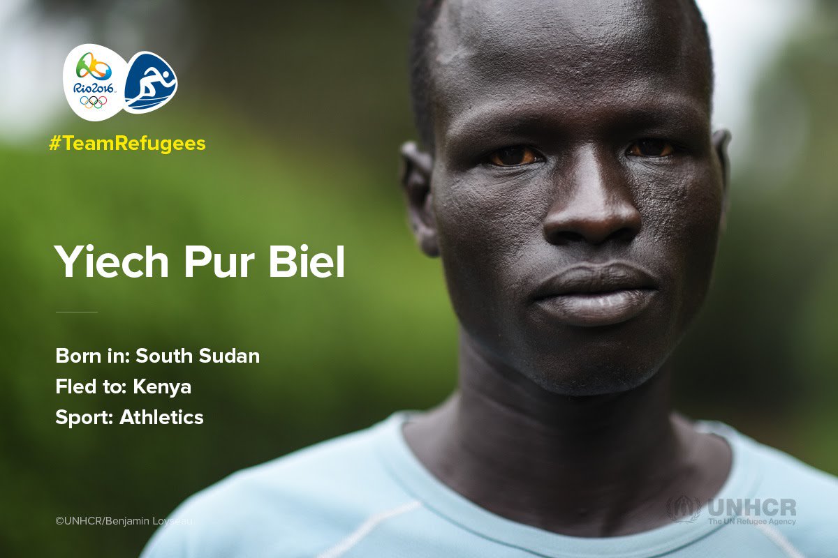 ONEinAfrica's tweet photo. These 10 refugees will compete at the 2016 Olympics in Rio: https://t.co/S7R3ieJkdl  #WorldRefugeeDay #TeamRefugees https://t.co/rKka42Z25P