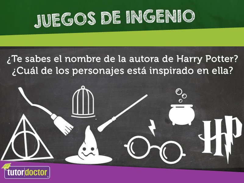 TutorDoctorMx's tweet photo. #JuegoDeIngenio
¿Has leído a Harry Potter?  ¡Twiteanos tus respuestas! https://t.co/epELNSjlBf