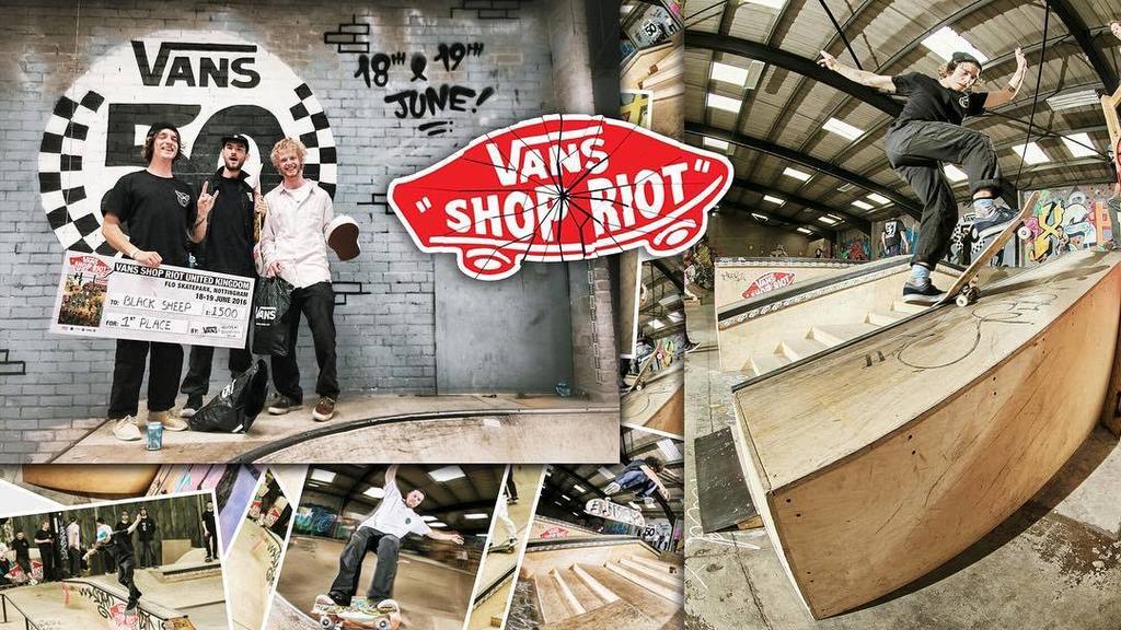 #VansShopRiot gallery from @flo_skatepark in #Nottingham now up at sidewalkmag.com - <a href="/fortytwoshop/">FortyTwoShop</a> <a href="/big_woo/">Uncle B</a>…