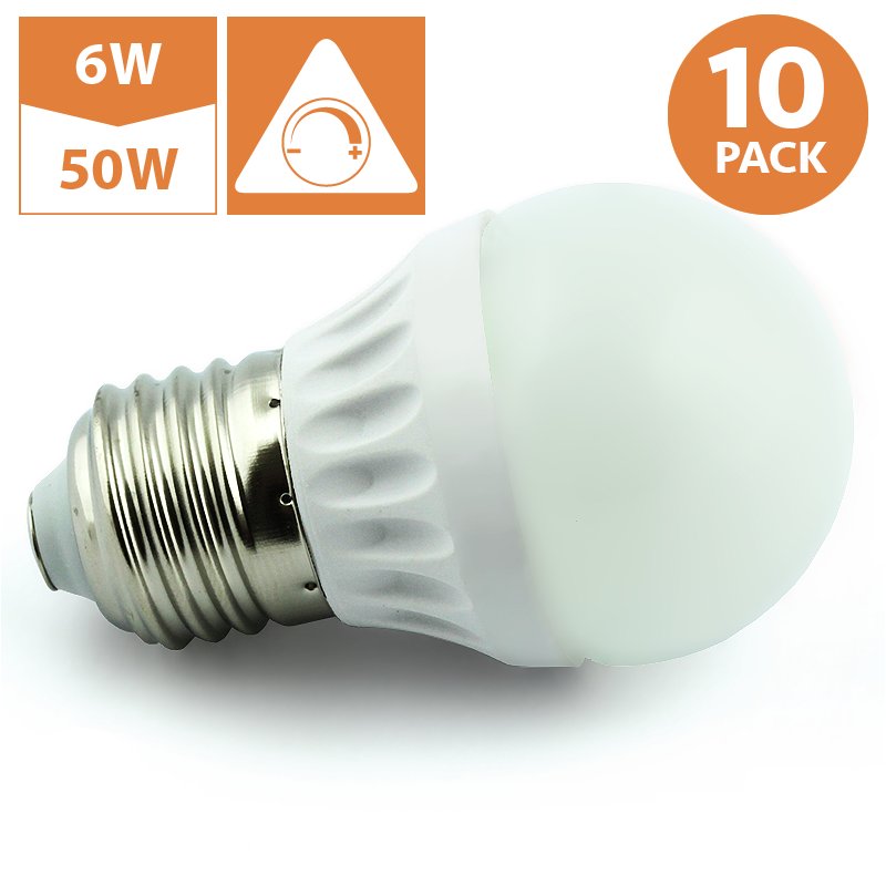 QuasarLighting's tweet photo. 10 Pack LED Bulb E27 ES G45,6W, Dimmable, Warm White [6091]  https://t.co/xNLETEqmeX #led #bulb #lighting #leddesign https://t.co/D8hHUCO2H3