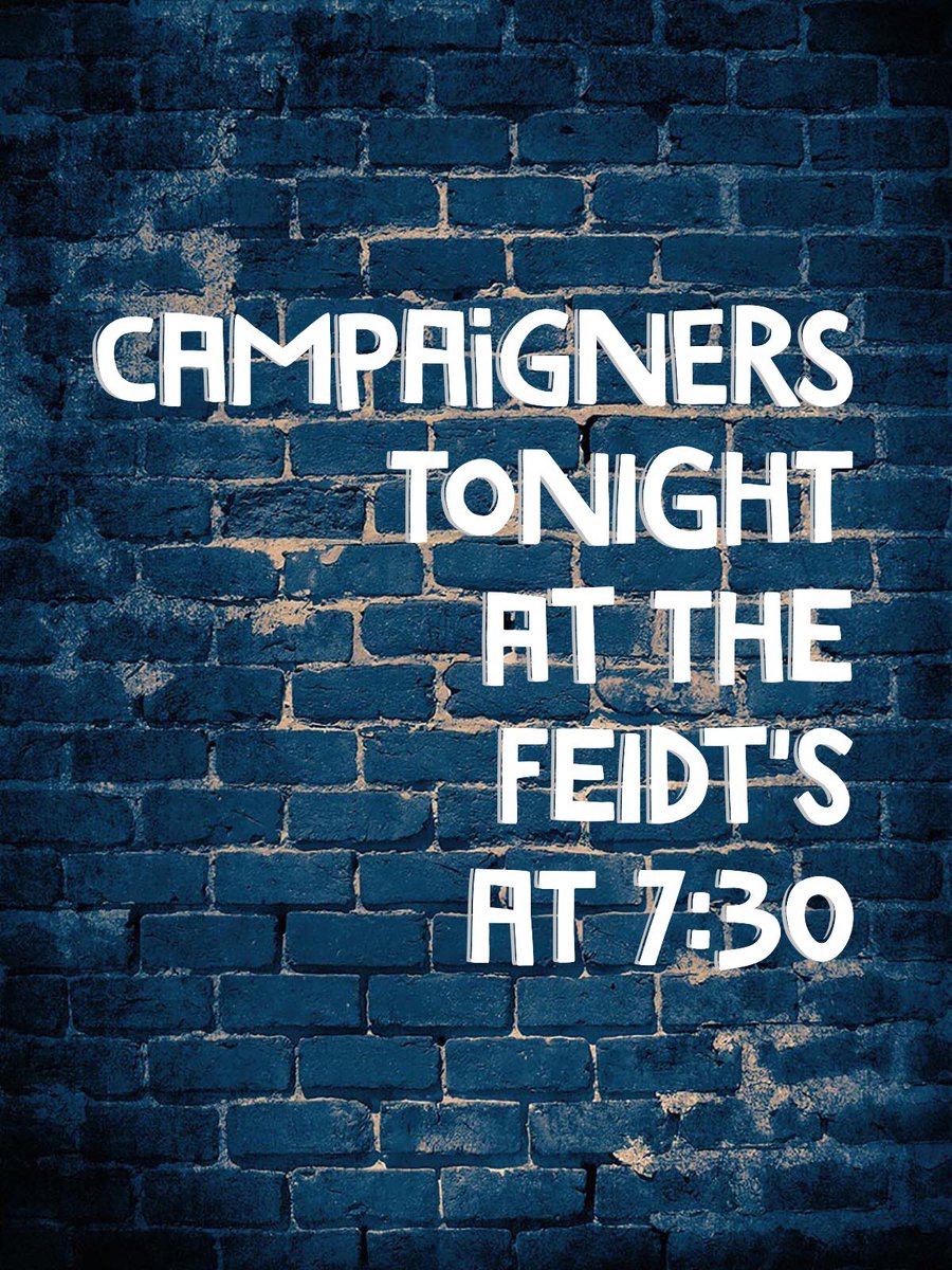 Our summer Campaigner series continues tonight at the Feidt's house at 7:30, bring a swimsuit and towel to swim! :)