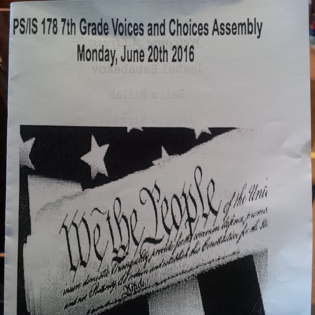26q178's tweet photo. Middle School Voices and Choices Assembly: students present on controversial topics to peers and parents. @D26Team https://t.co/xhWAd7EkSH