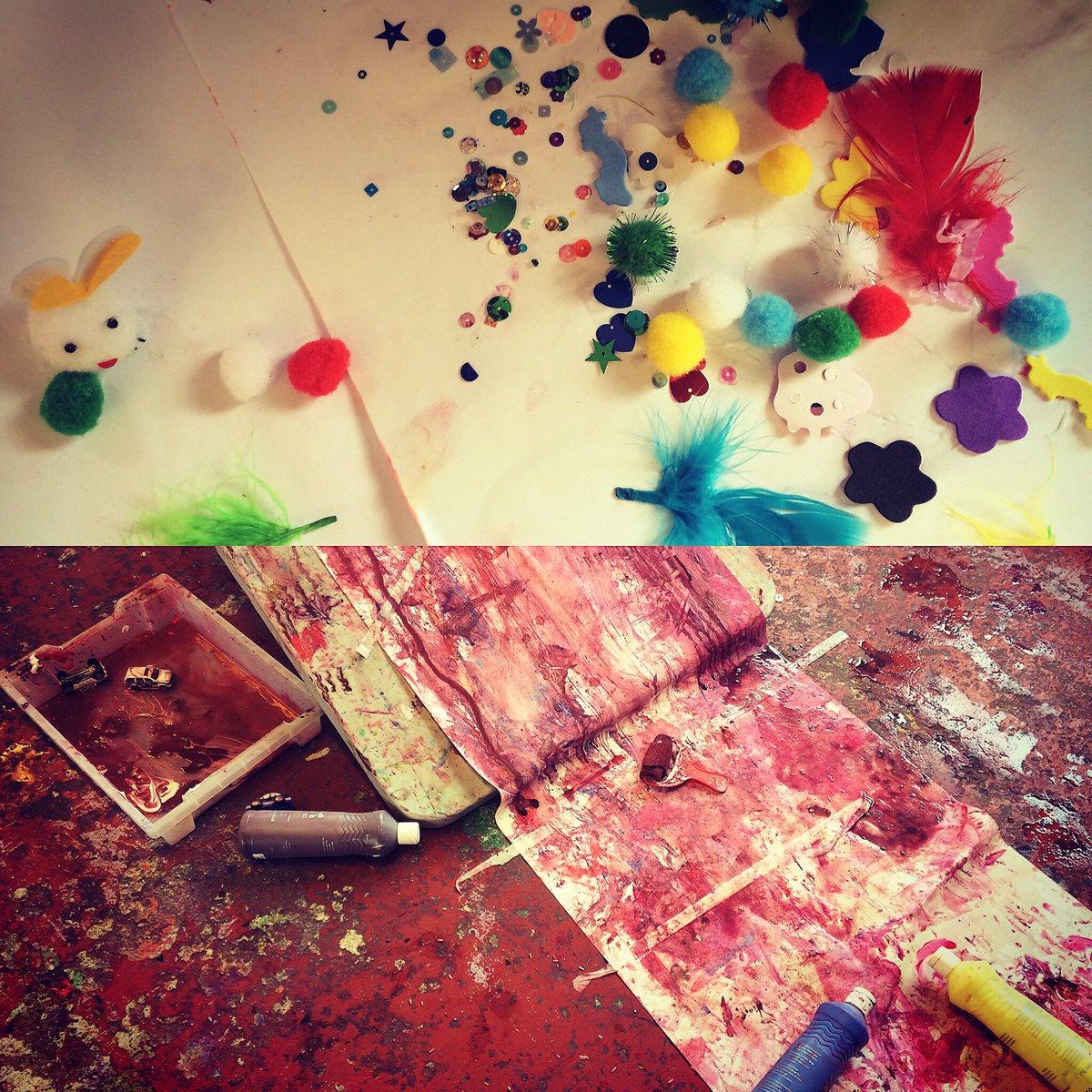 messmakers's tweet image. Another great morning at Messmakers @HarrowArts where there&apos;s something for everyone! #art #creative #play #learn