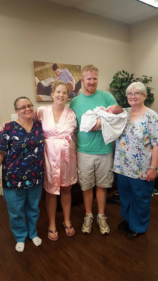 Thank you to the wonderful ladies at Birth Center Stone Oak for helping us on our journey to meeting our son.