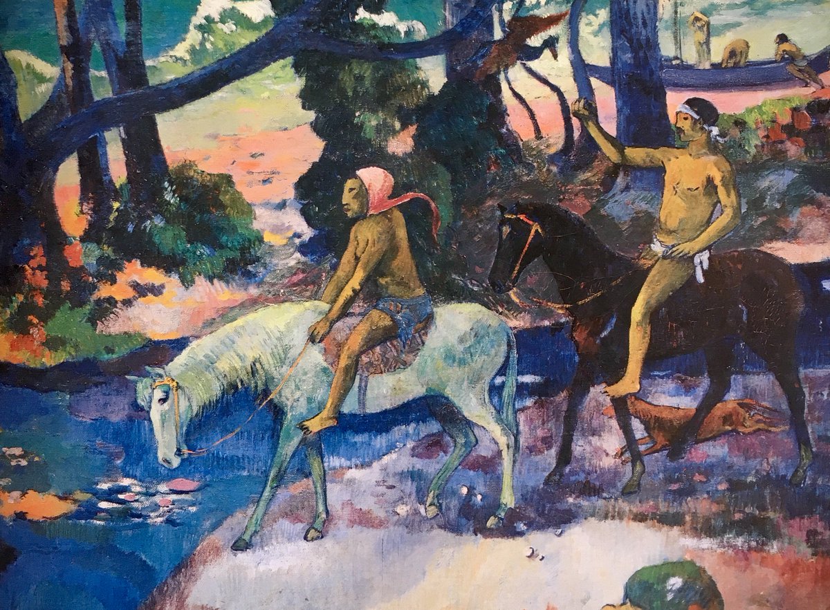 He put so much mystery in so much brightness.~ Paul Gauguin ~ Ford (Running Away), 1901~Moscow