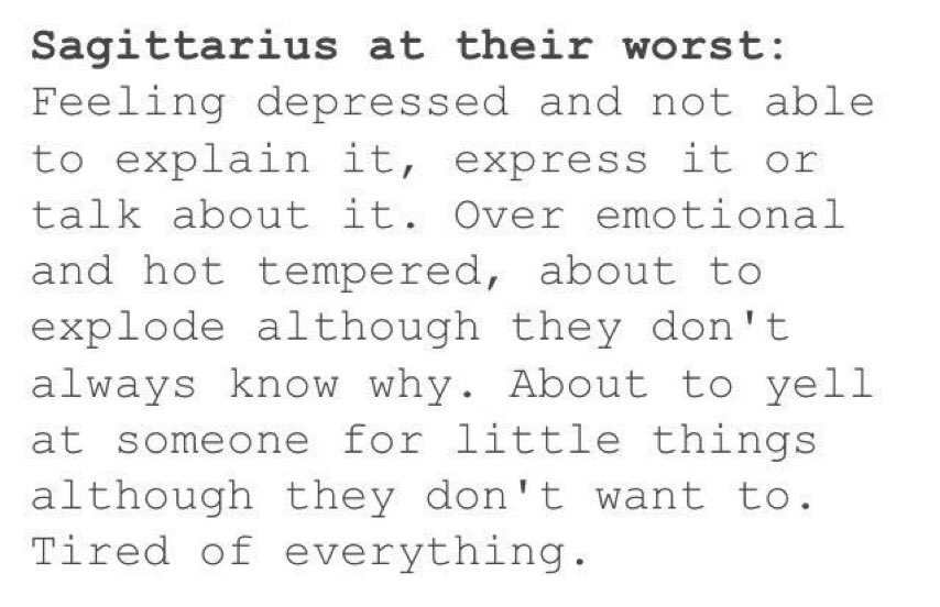 zodiacrule's tweet photo. Sagittarius at their best and at their worst https://t.co/y6xE9735ev